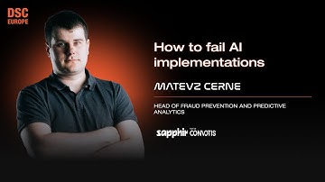 How to fail AI implementations  | Matevz Cerne | DSC EUROPE 24