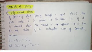 Example of Stress   | solid mechanics |