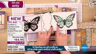 Crafter's Companion Sara Signature Vintage Butterflies S...
