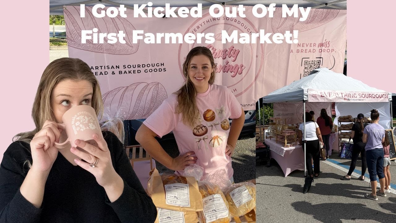 Мой первый опыт работы на рынке в качестве продавца хлеба на закваске.