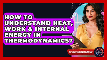 How To Understand Heat, Work & Internal Energy In Thermodynamics? - Thermodynamics For Everyone