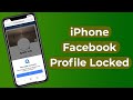 How To Lock Facebook Profile on iPhone | Facebook Profile Locked | Apple info