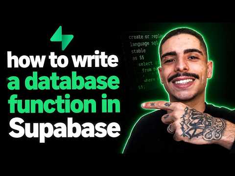 HOW TO WRITE A DATABASE FUNCTION IN SUPABASE (STEP-BY-STEP GUIDE 2026)