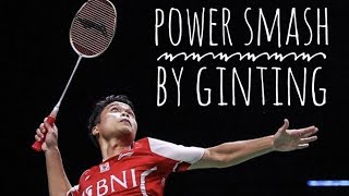 Power Smash by Ginting | Super Speed | Power Badminton (HD)