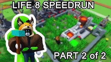 BLOCK TYCOON SPEEDRUN/TUTORIAL! LIFE 8! NO EDITS! NO BOOST PART 2!(BLOCK TYCOON)