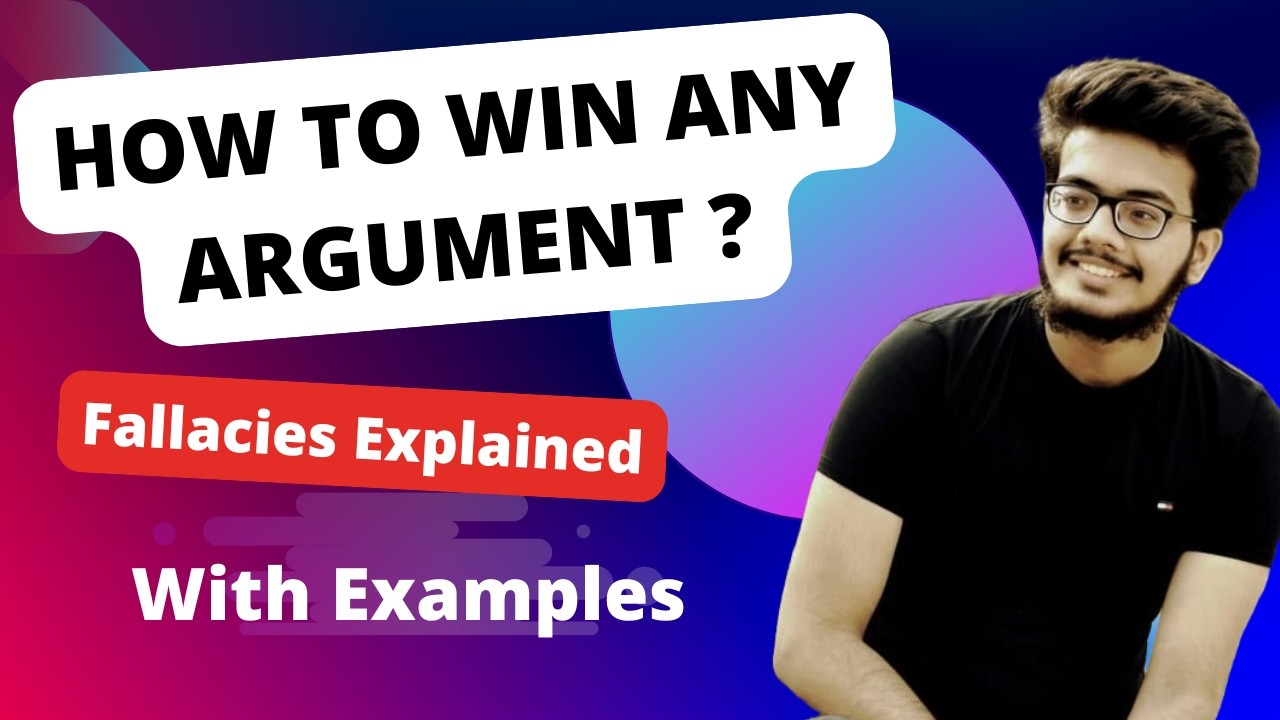 How People Win Arguments Without Being Right | Logical Fallacies ...