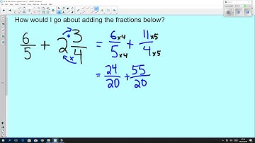 9.3.18 - Year 5 fractions - adding fractions greater than 1