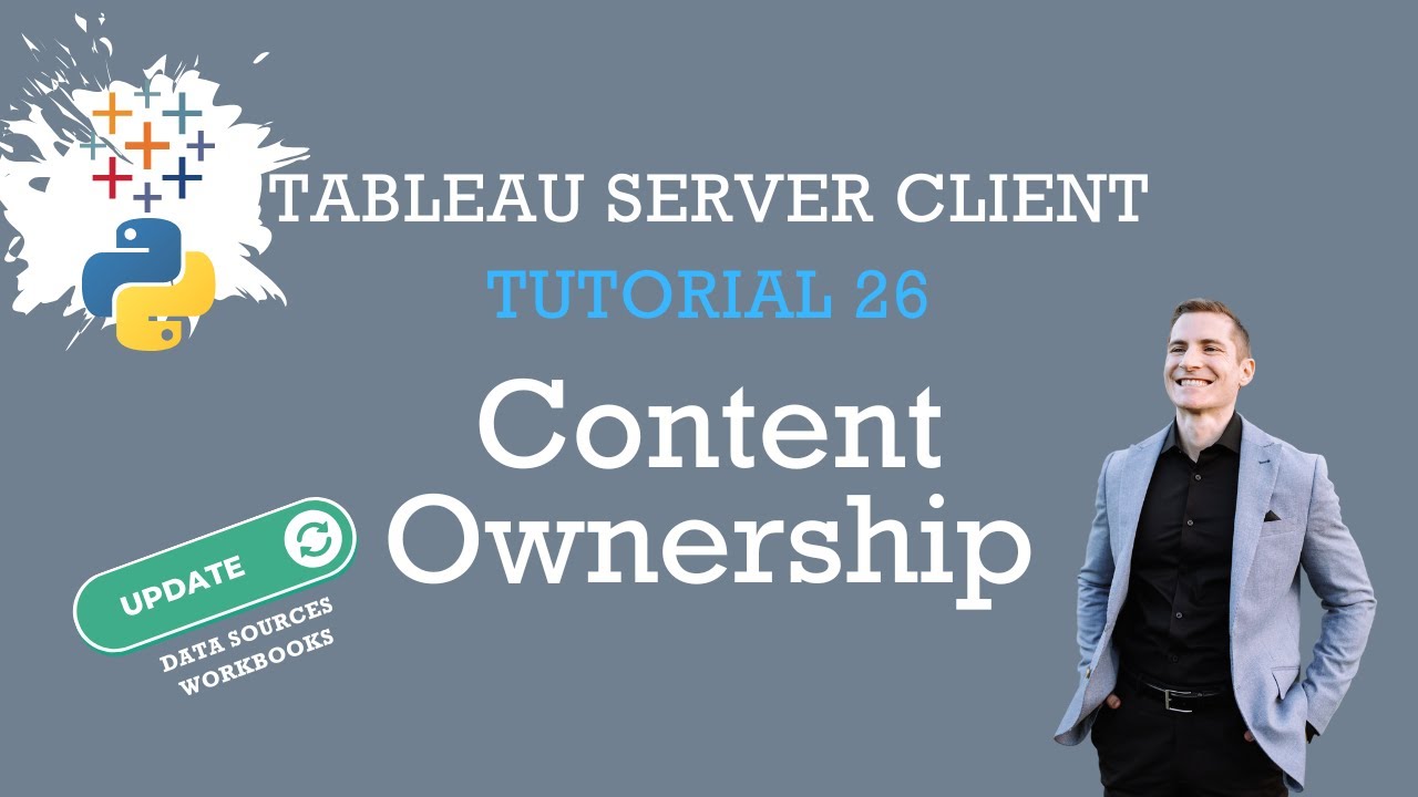 Tableau Server Client Tutorial 26: Content Ownership - YouTube