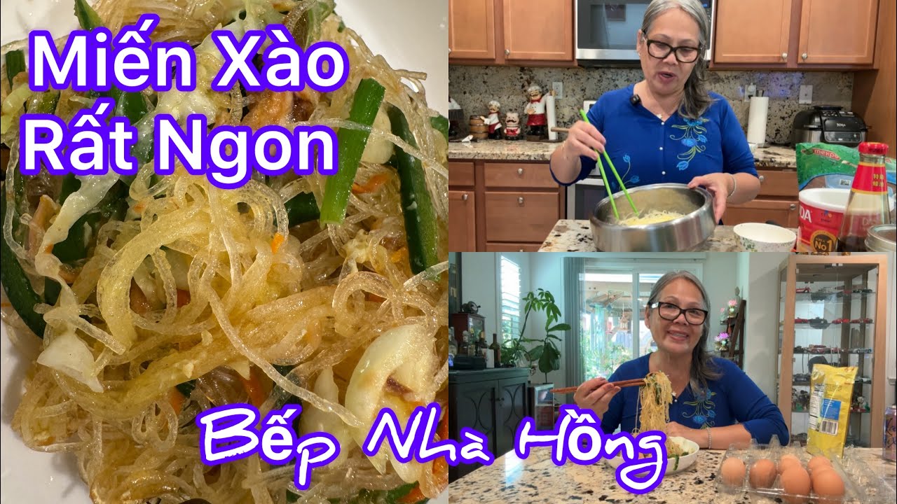 Tập 1491: Hôm Nay Hồng Làm Món Miến Xào Rất Ngon Chia Sẻ Cách Nấu Mới Hơn 