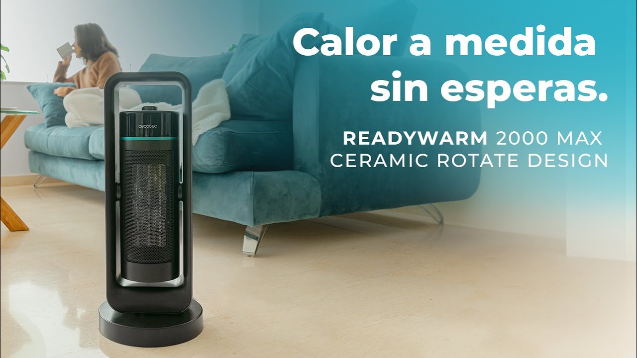 Calefactor cerámico Cecotec ReadyWarm 2070 Max Ceramic Rotate Smart