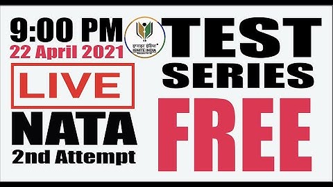 LIVE TEST SERIES NATA 2021 | JOIN NOW FILL REGISTRATION FORM IN VIDEO DESCRIPTION