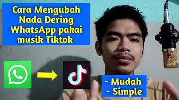 Cara Mengubah Nada Dering WhatsApp menggunakan musik TikTok