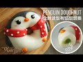 甜甜圈簡易包餡手法，一看就懂 | Penguin Doughnut Bun｜企鹅甜甜圈造型包子 |  | Filled Doughnut Bun (CC)