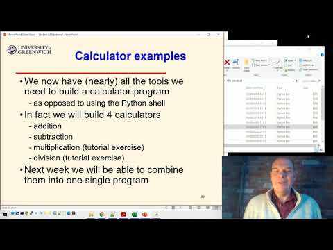 Python 02-7: Variables - calculator examples
