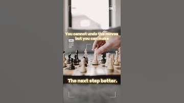 You cannot undo the moves but you can make the next step better. #motivation #succes #motivational