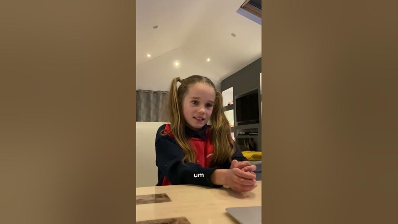 Alisha Weir's reaction to learning she got the part of Matilda 🥹 #shorts