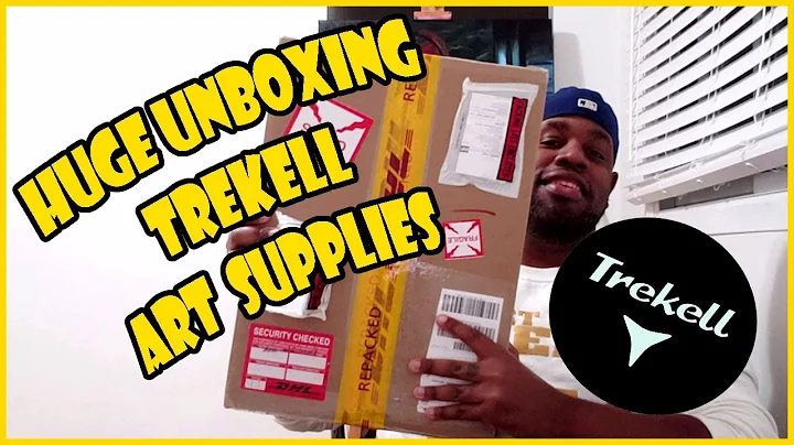 Major Art Supply Haul| Unboxing Trekell Art Supplies