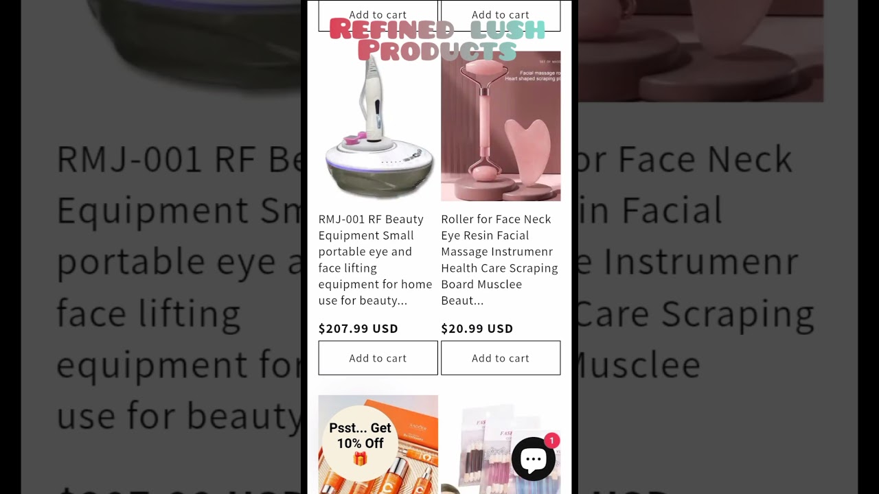 Refined lush affordable beauty products✨😇