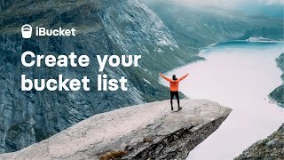 iBucket: Bucket List App - Achieve your bucket list trips and goals screenshot 1