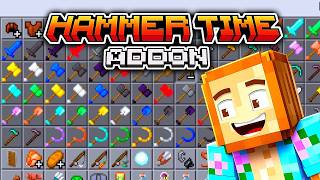 ✅HAMMER TIME ADDON para MINECRAFT BEDROCK 26.13! | Best Addon For Minecraft PE 26.13!!♥️🔥✅