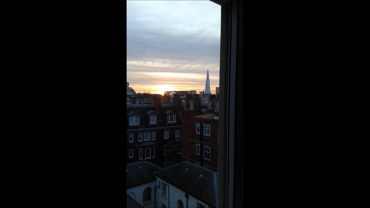 Sunrise east of the Shard- 