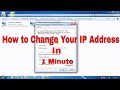 How to change IP Address/How to Change Your IP Address Easily/Windows 7/...