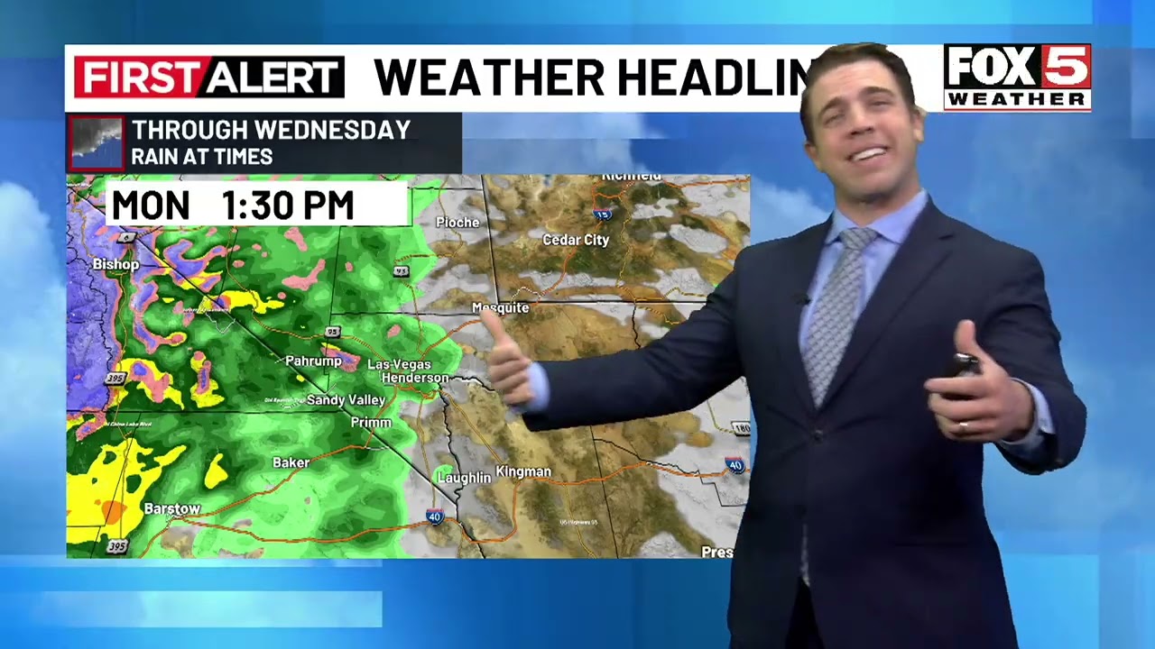 Back-to-back storms this week in Las Vegas
