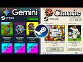 Gemini vs Claude Sıfırdan Steam Kodluyor! (MÜKEMMEL OLDU)