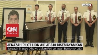 Jenazah Pilot Lion Air JT 610 Disemayamkan