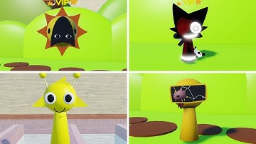 How to Get All 4 Badges Morphs In 3D Sprunki RP And Animations [!🎉SHADOW WENDA🎉!] Anniversary Event