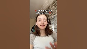 how to study for 1 DAY before your final #finals #studymotivation #studytips #students #college