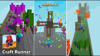 Craft Runner Game, Hyper Casual Game All Levels Gameplay | Minecraft screenshot 1