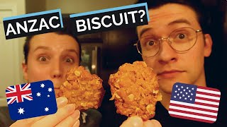 Americans Try ANZAC Biscuits | Two Traveling Kings