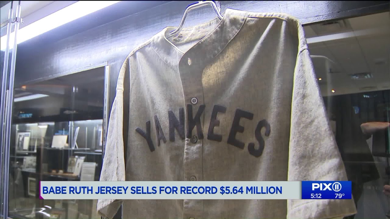 babe ruth jersey auction