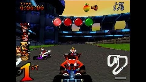 Crash Team Racing PS1 Slide Coliseum + Turbo Track (Road to Nitro-Fueled)