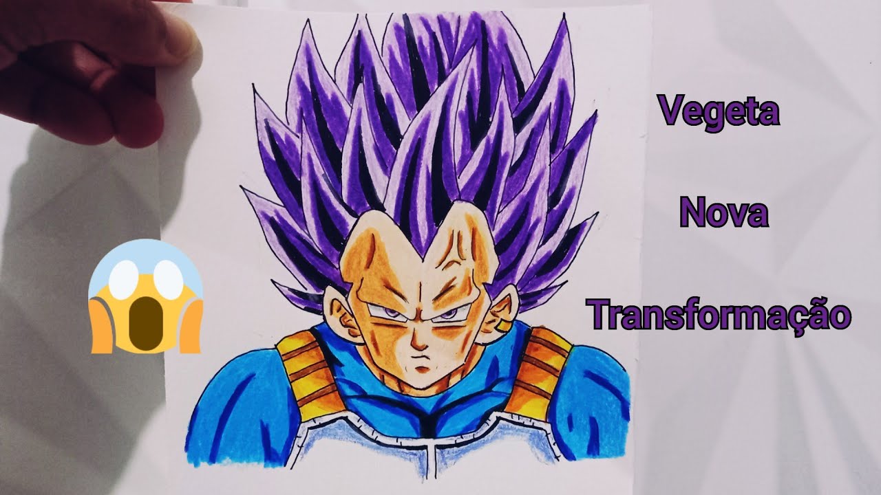 VEGETA HAKAI NEGRO da AKATSUKI como desenhar PASSO A PASSO 