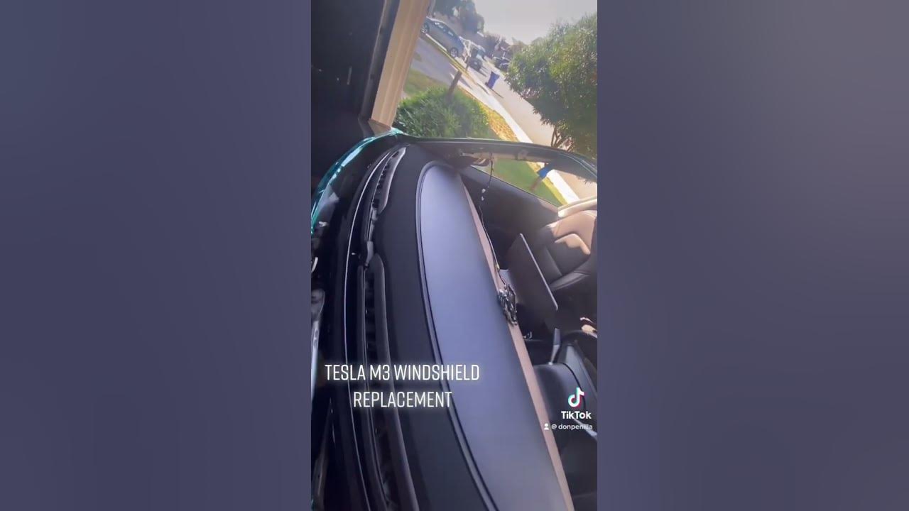 Tesla Model 3 Windshield replacement YouTube