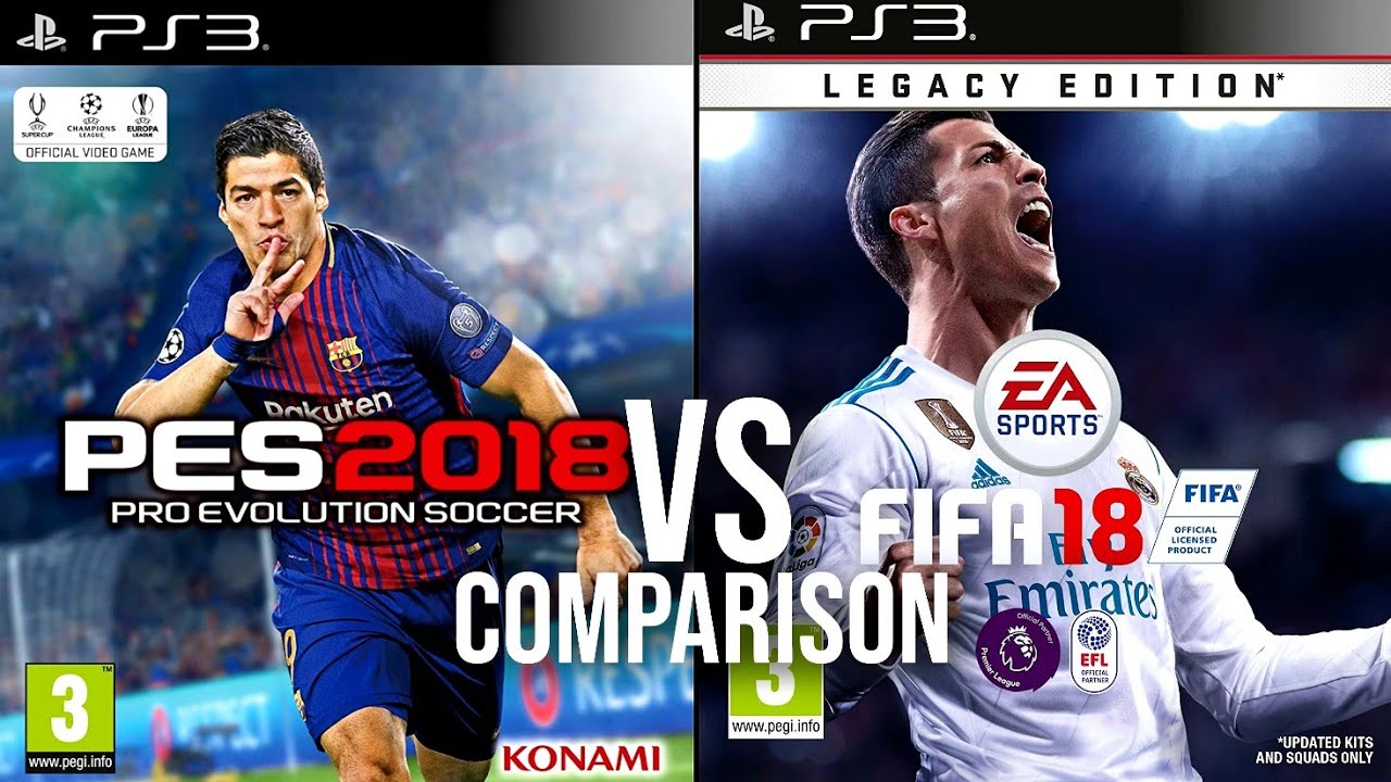 FIFA 18 vs PES 2018: Which should you buy?