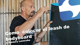 Cómo colocar correctamente el plug en tu tabla de bodyboard – Tutorial con Amaury Lavernhe