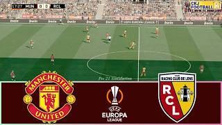 Manchester United Vs RC Lens | Intense Europa League Showdown | Pes 21 Simulation