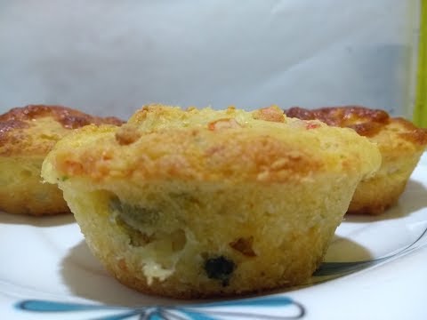 Vídeo: Muffins Salgados