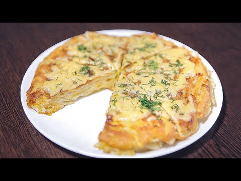 Макароны с яйцом на сковороде