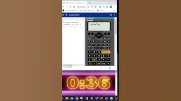 Table mode on the CLASSWIZ