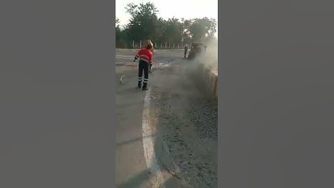 Bitumen Roads- Cleaning of the base