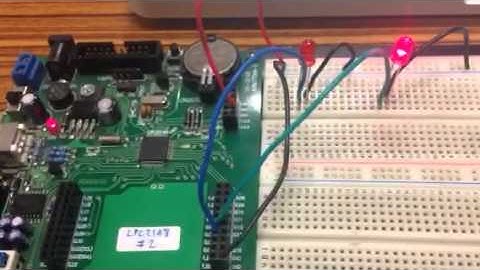 test LED with FREE RTOS