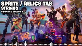 Fortnite Sprite & Relics Fronted Menu Tab Strings Music Extended (Chapter 7 Season 3)