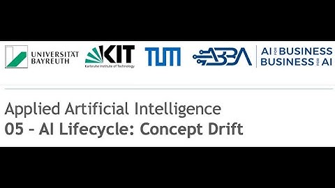 Applied Artificial Intelligence — 5: Concept Drift