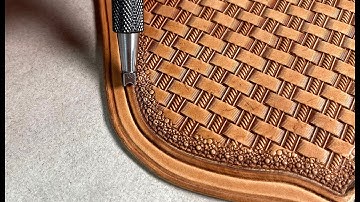 For leather carving craftsmen, this is a very useful border effect tool