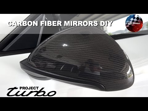 Carbon Fiber Mirrors Install DIY – Porsche 911