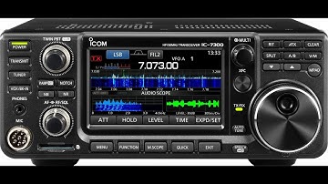 IC7300 Basic operating part I